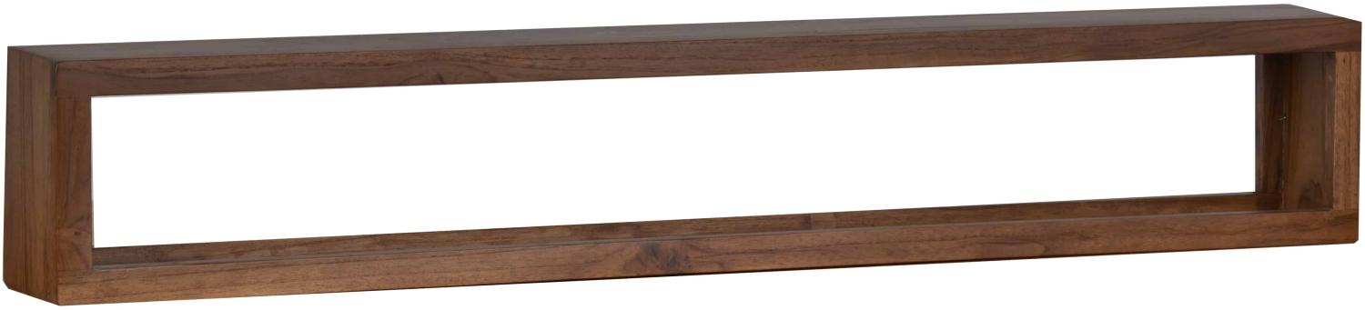 MiaMöbel Wandregal Tamesi 120cm Massivholz Teak Modern Bild 1