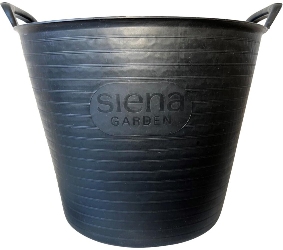 SIENA GARDEN Flexkübel 25 l schwarz maximale Traglast 65 kg Bild 1