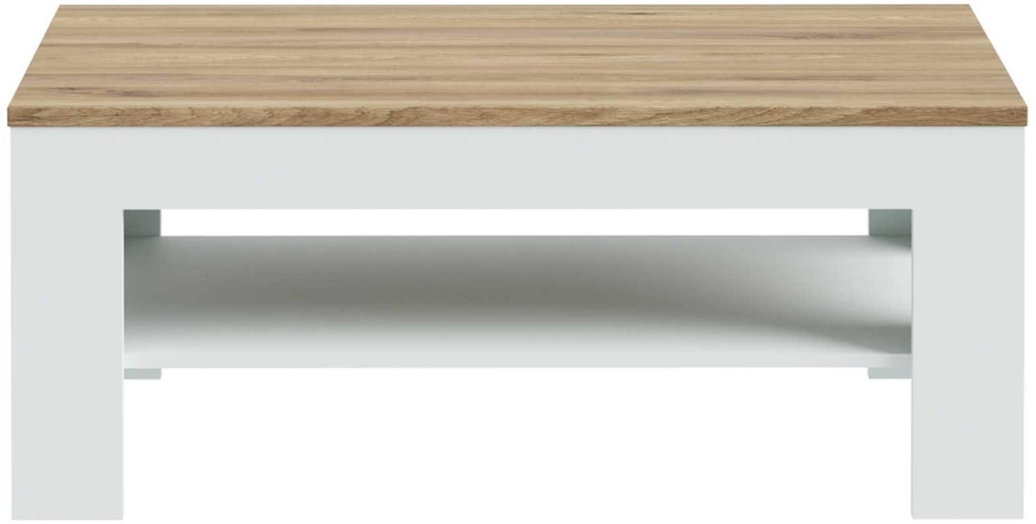 Couchtisch Lüttich / Lewisville , Grau, Holzfarben , 110 x 46 x 60 cm Bild 1