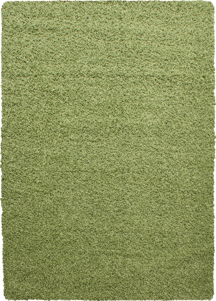 Hochflor Teppich Lux Läufer - 60x110 cm - Grün Bild 1