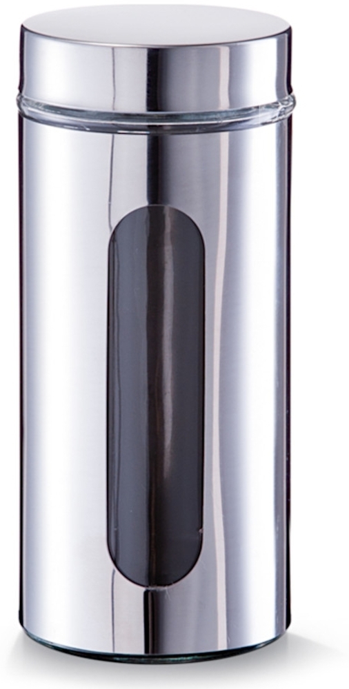 ZELLER 19947 Vorratsglas 1200 ml EDELSTAHL, ca. Ø 10,2 x 23 cm, ca. 810 g Bild 1