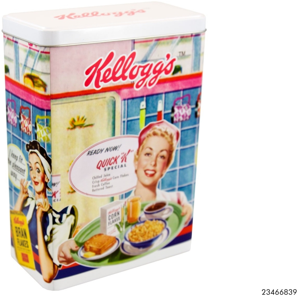 Kellogg's Nostalgie Vorratsdose aus Stahlblech 18x10x24 Bild 1