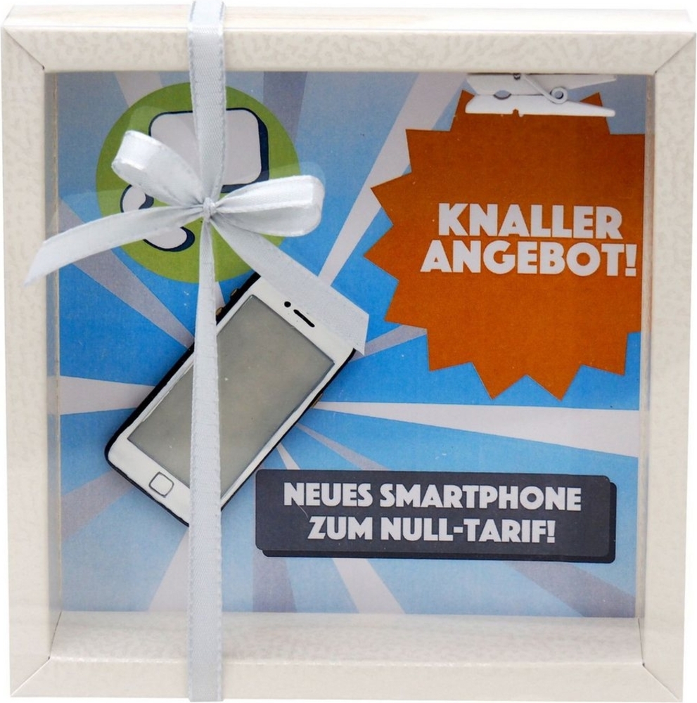 ZauberDeko Geschenkbox Geldgeschenk Verpacken Handy Smartphone Gutschein Geburtstag Weihnacht Bild 1