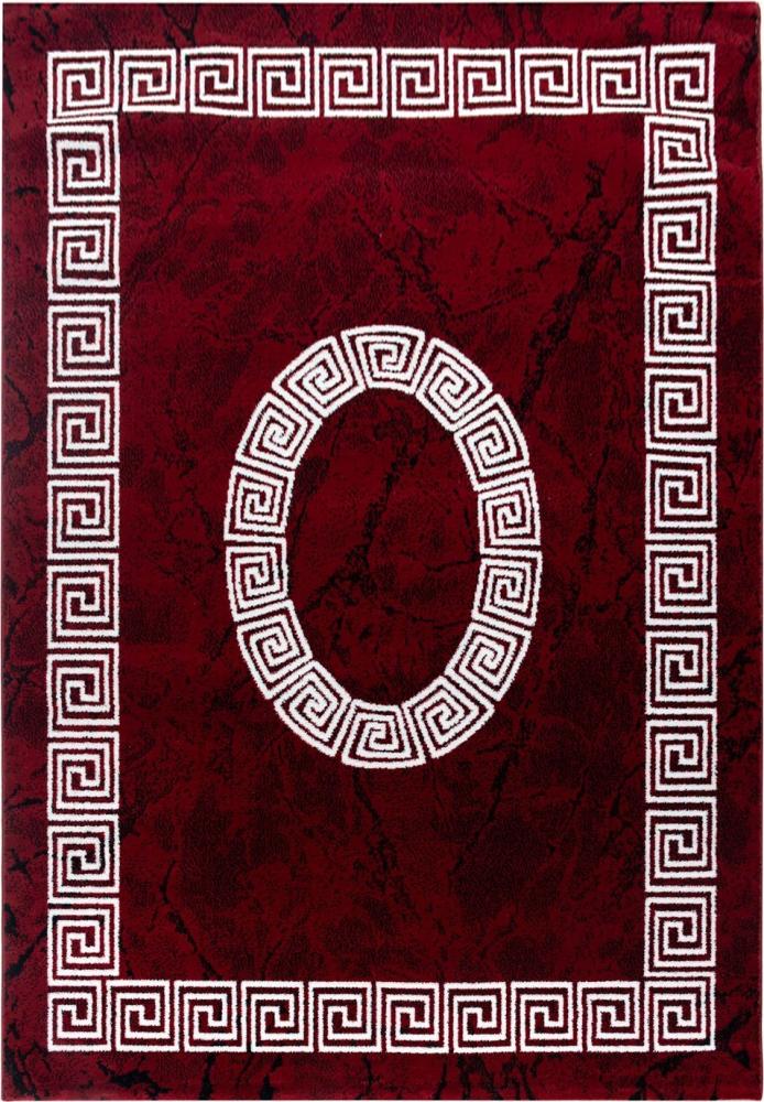 Kurzflor Teppich Pago rechteckig - 280x370 cm - Rot Bild 1