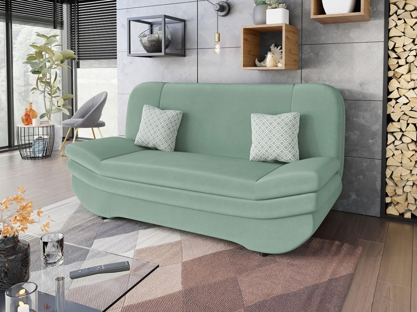 Schlafsofa Weronika, Farbe: Magic Velvet 2227 + Magic Velvet 2227 + Evo 29 Bild 1