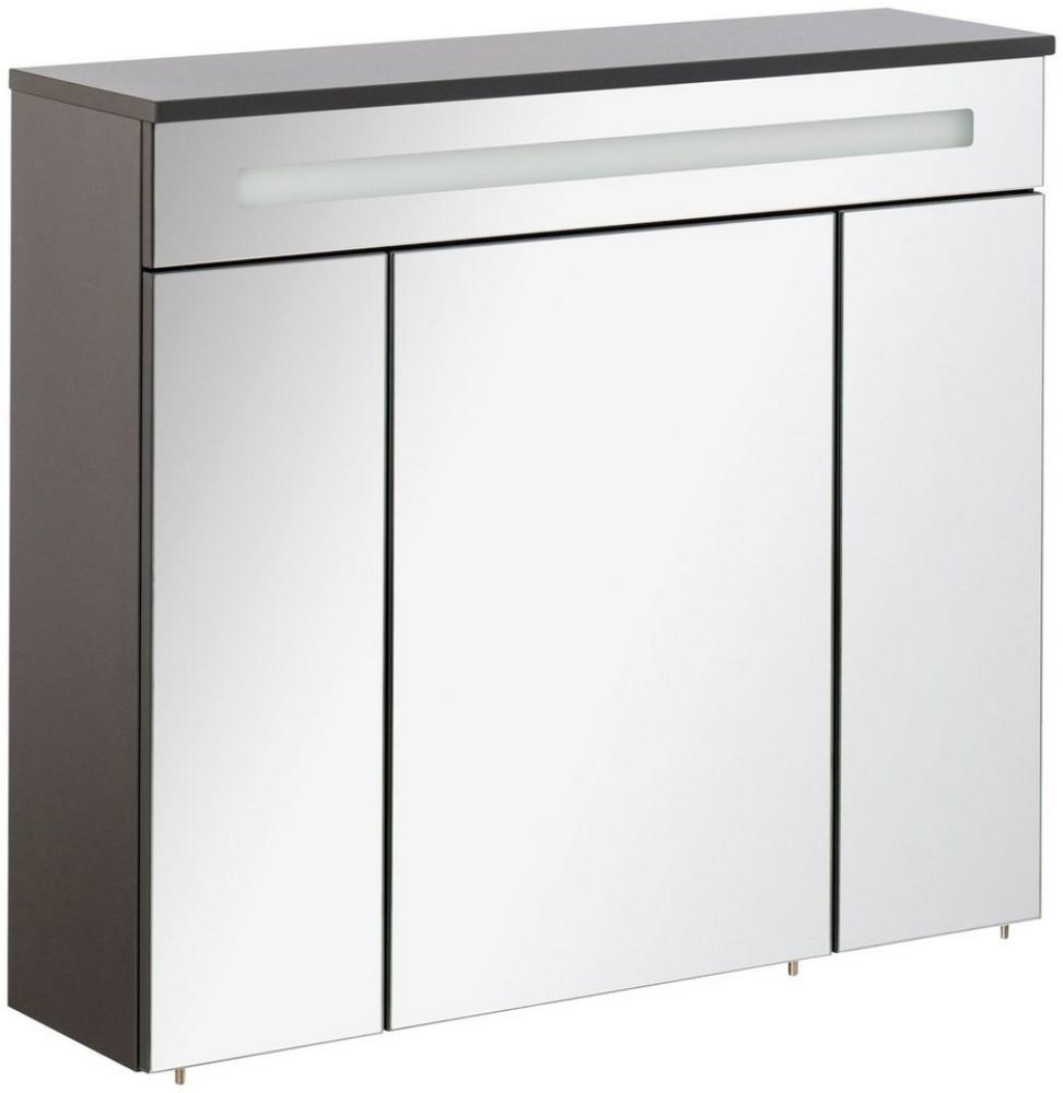 Fackelmann KARA LED Spiegelschrank 80 cm, Anthrazit Bild 1