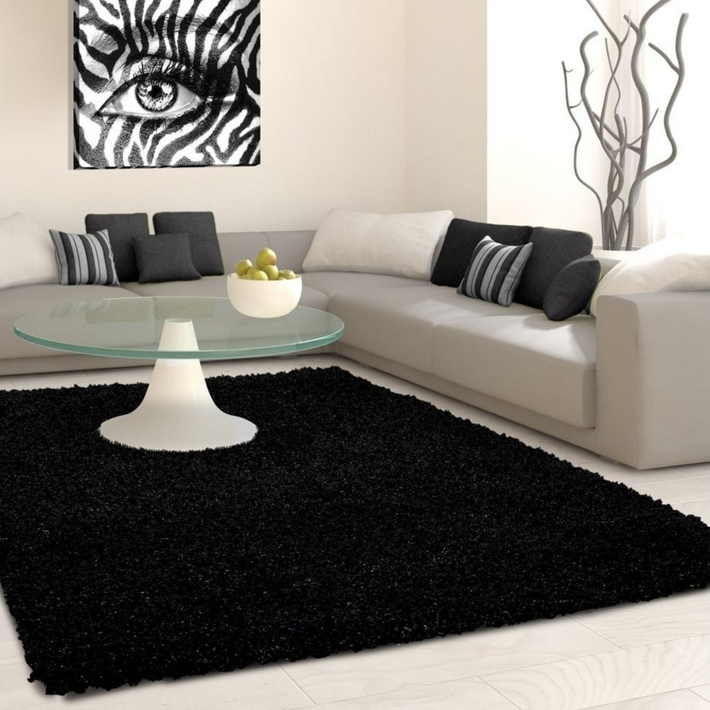 Shaggy Teppich LIFE ANTHRAZIT 80 X 150cm Rechteck Bild 1