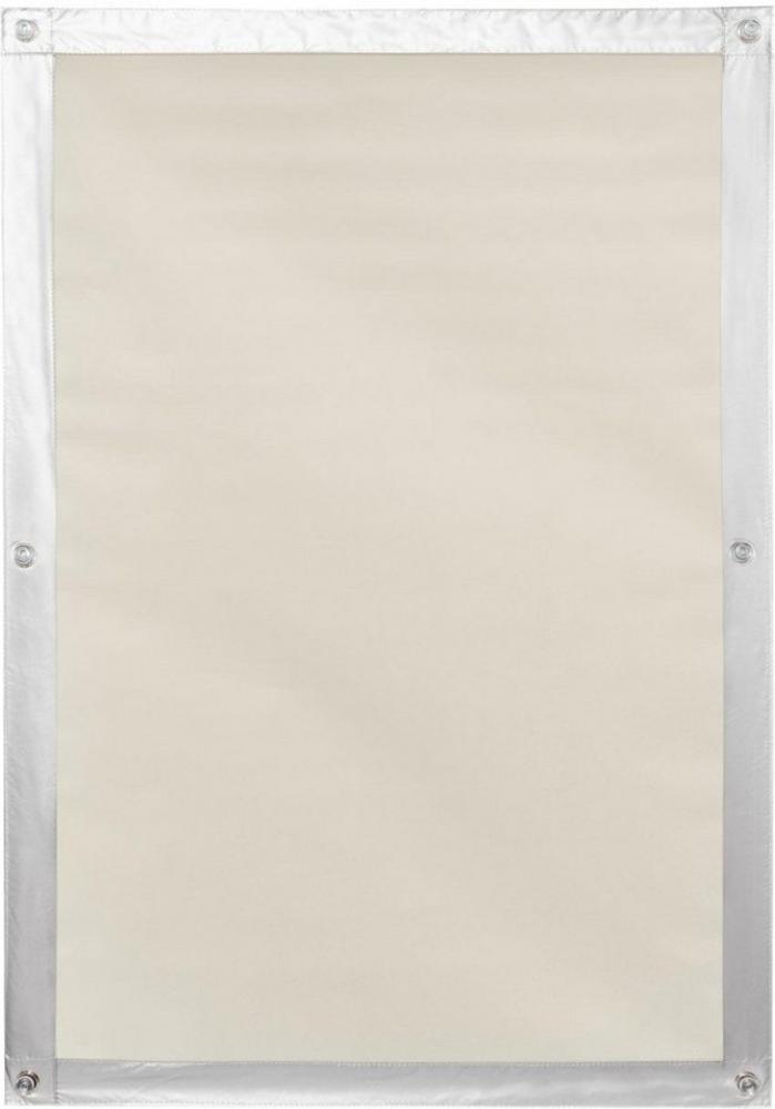 Dachfensterrollo Haftfix Hitzeschutz Abdunkelung, LICHTBLICK ORIGINAL, verdunkelnd, ohne Bohren, verspannt, Haftfix, mit Thermobeschichtung, mit Saugnapf, Beige, B94 x H118 cm Bild 1