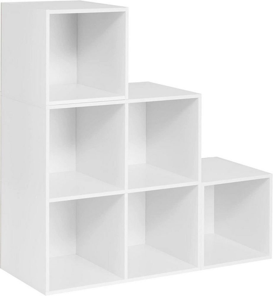 Woltu Bücherregal, 1-tlg, Würfelregal Schrank mit 6 Fächern, 90 x 90 x 30 cm Bild 1