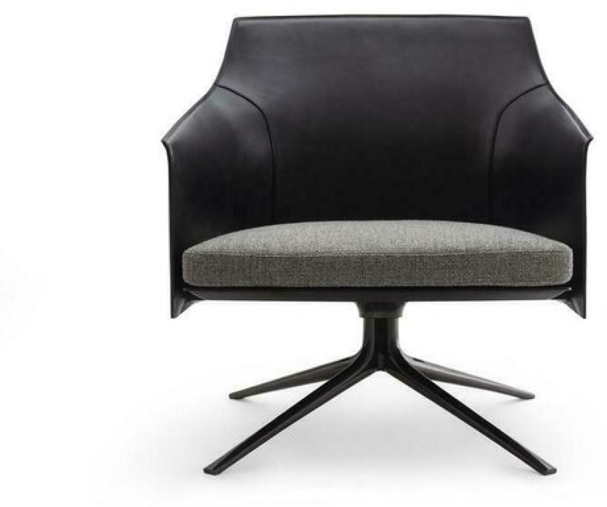 Design Dreh Stuhl Relax Leder Sessel Lounge Fernseh Büro Kanlzei Bild 1