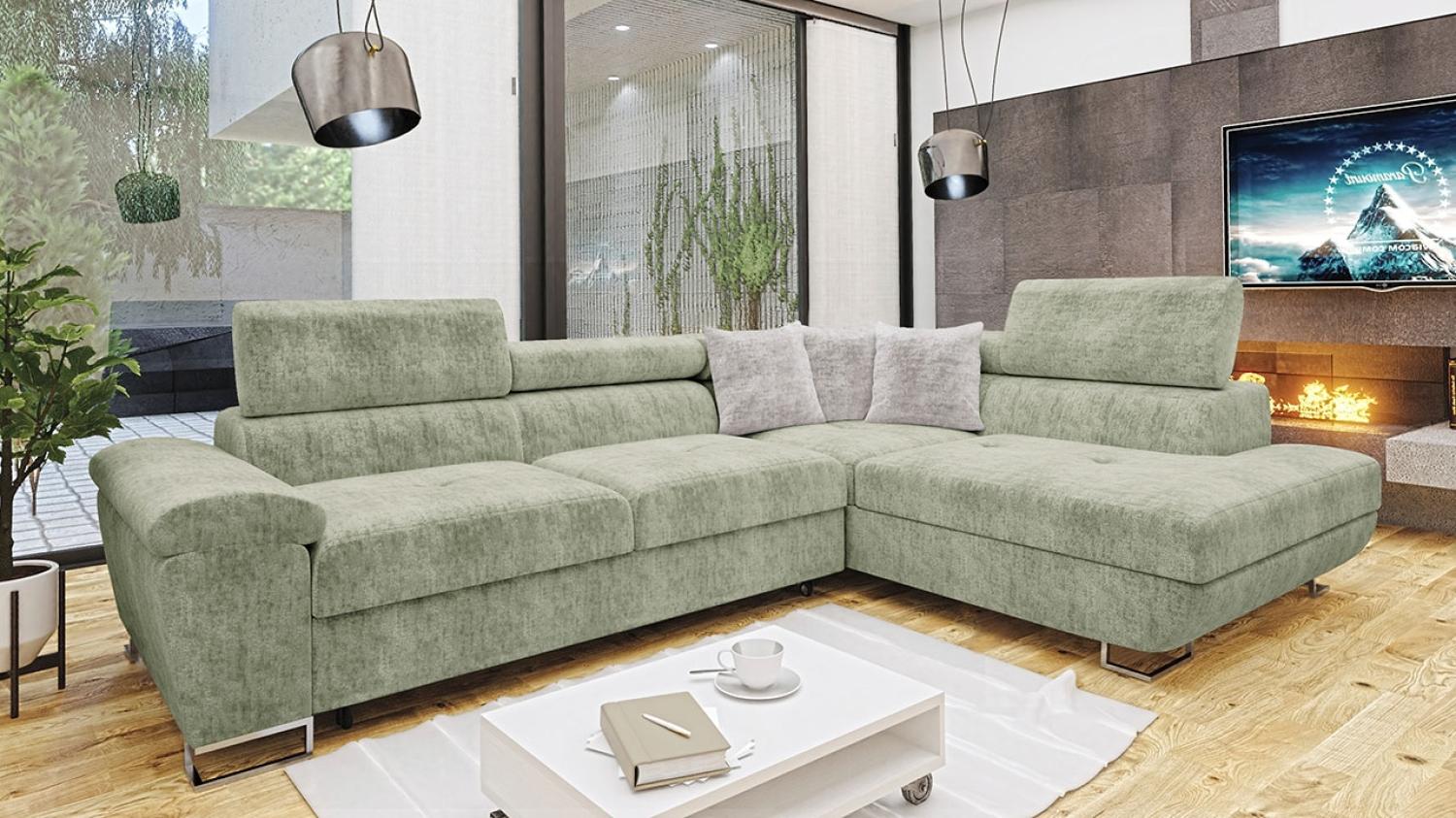 Ecksofa Cotere Premium, Seite: Rechts, Farbe: Miu 2049 + Miu 2049 + Miu 2059 Bild 1