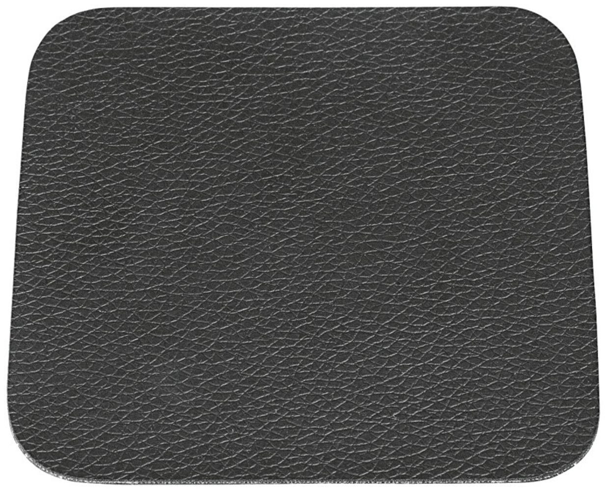 ASA Selection 7835420 Untersetzer für Gläser, 10 x 10 cm, Kunststoff in Lederoptik, schwarz (4er Pack) Bild 1