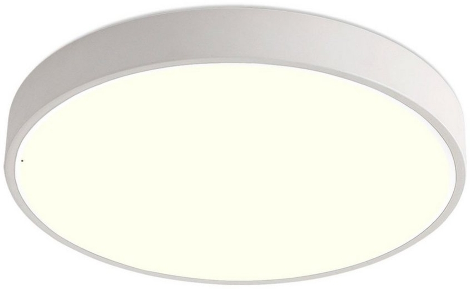 Natsen Deckenleuchte Runde LED Deckenlampe, 24W, Warmweiß 3000K, Schlafzimmer Lampe Küchenlampe 30x30x4 cm, Weiß Bild 1