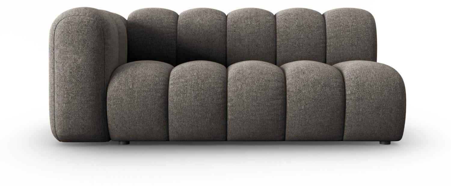 Micadoni Modulares Sofa Lupine 3-Sitzer Links Chenille Grau Bild 1