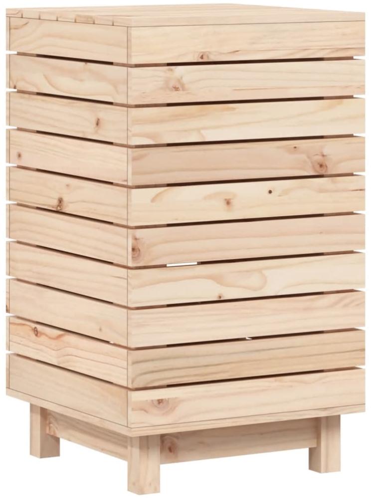 vidaXL Wäschetruhe 44x44x76 cm Massivholz Kiefer 832321 Bild 1
