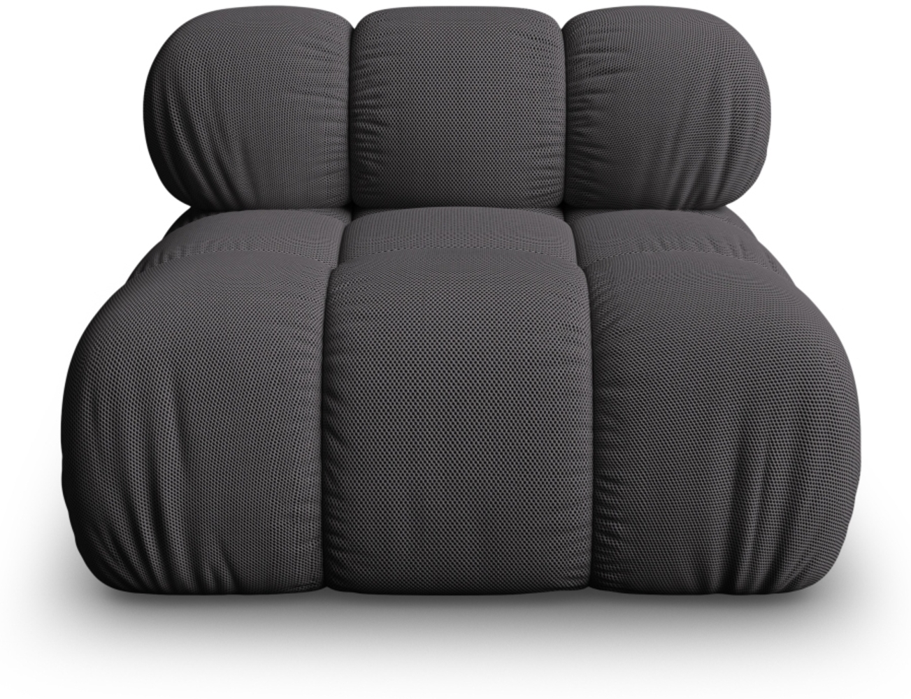Micadoni Armloses Modul Bellis 3D-Stoff Espresso Bild 1