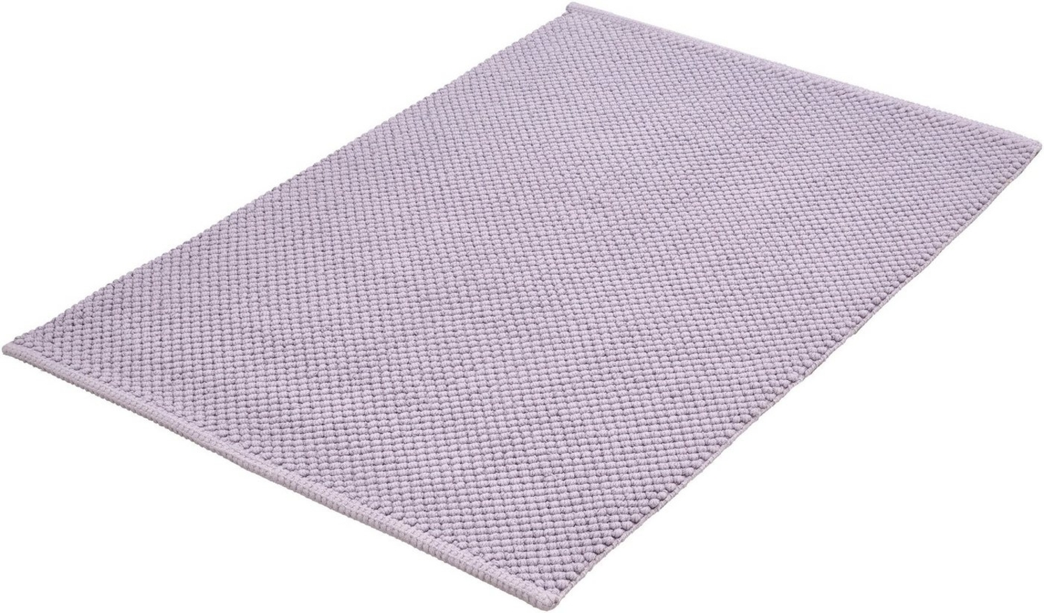 Kleine Wolke Badematte Punto, Höhe 5 mm, rutschhemmend beschichtet, fußbodenheizungsgeeignet, Baumwolle, rechteckig, Badteppich, Uni Farben, Oberfläche reine Baumwolle Bild 1