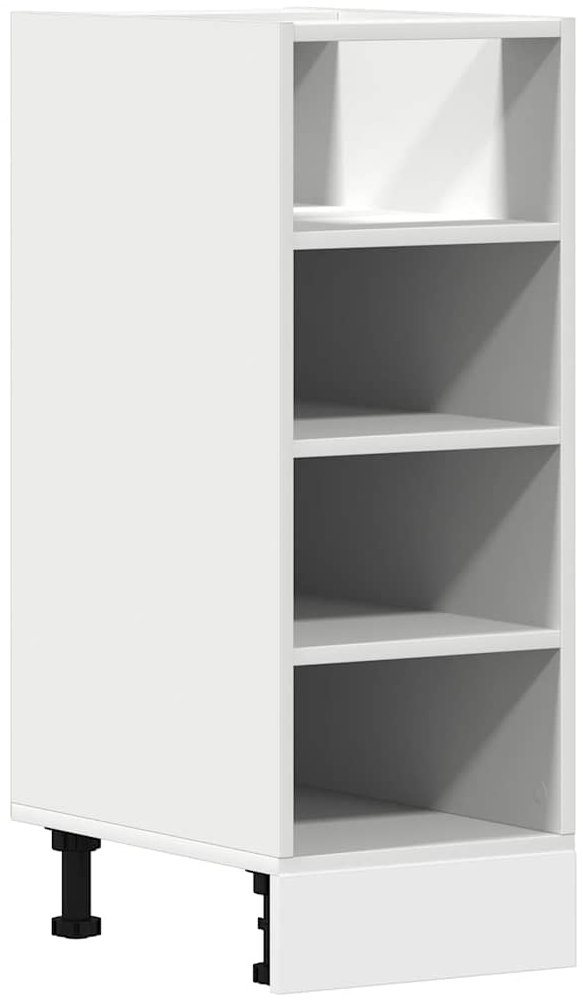 vidaXL Unterschrank Riga Weiß 30x44,5x81,5 cm Holzwerkstoff 854193 Bild 1