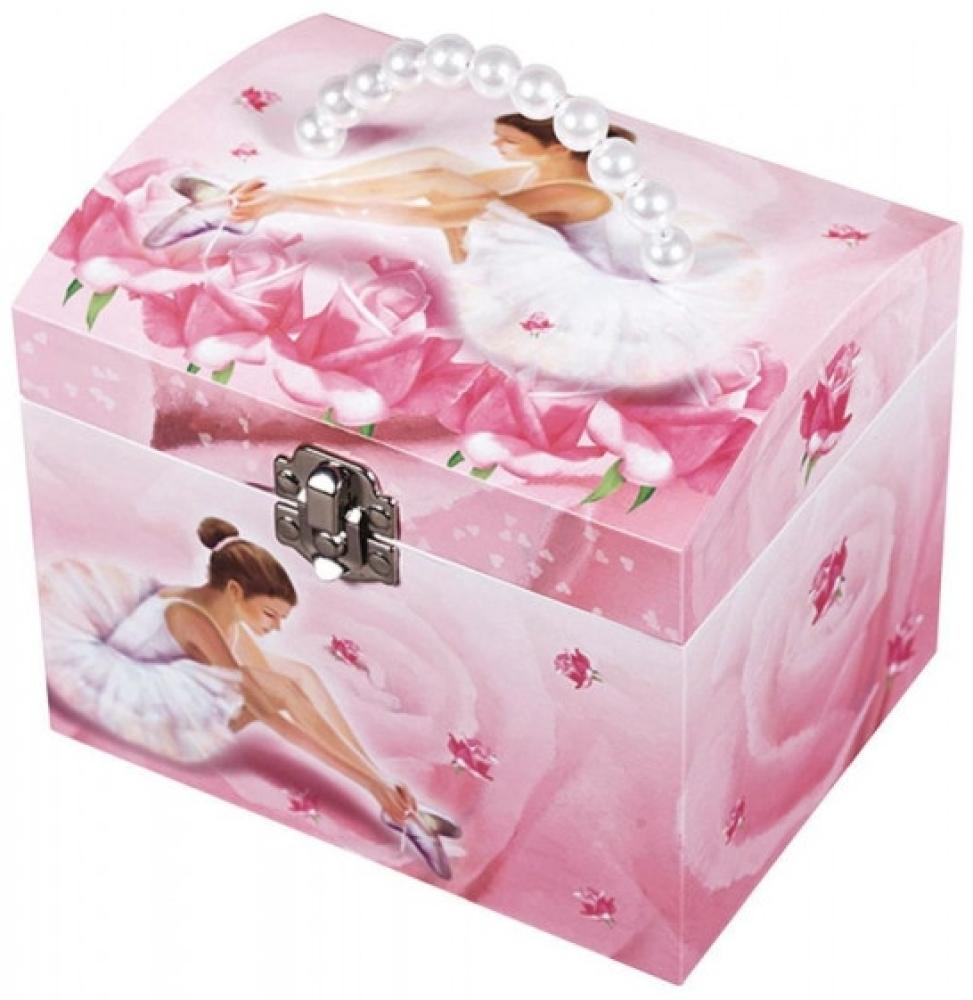Phosphoreszierende Musik Schmuck Koffer Tänzerin Rosa - Leuchtet in der Nacht Bild 1