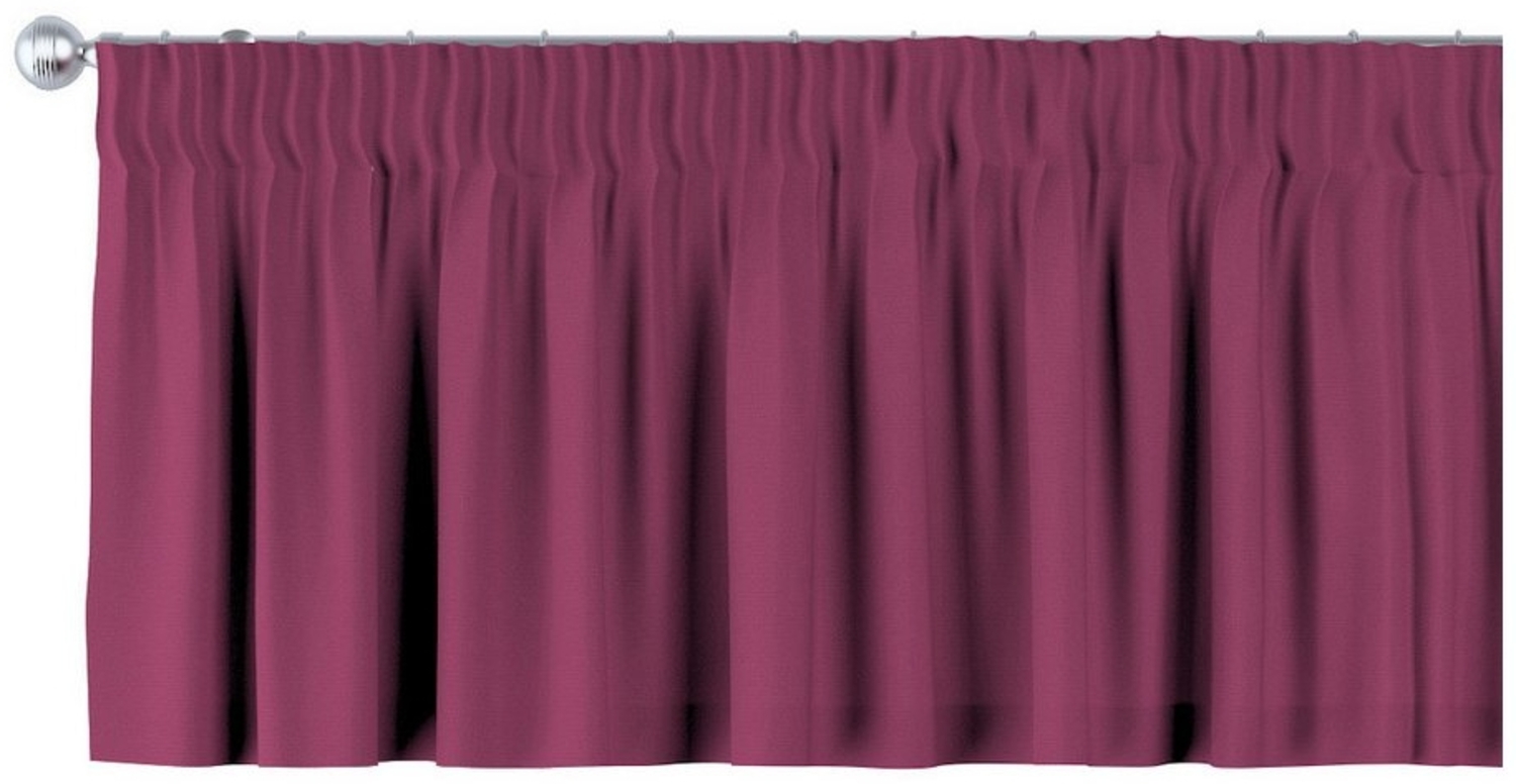 Dekoria Vorhang mit Kräuselband 130 x 40 cm, Cotton Panama Bild 1