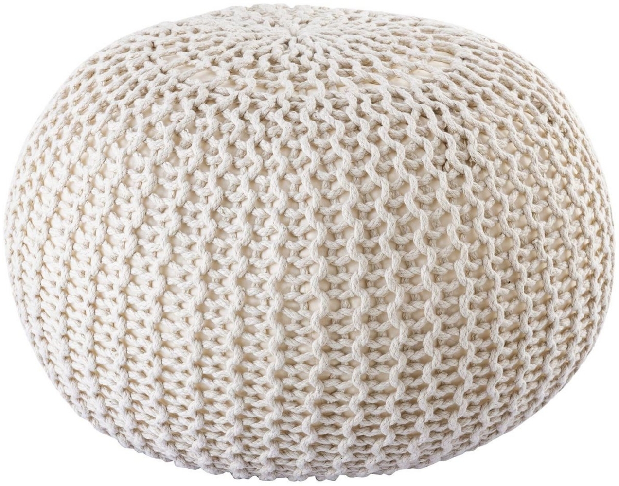 Amagohome Sitzhocker PREMIUM XXL Sitzhocker Pouf ø 55cm Strickpouf Indoor u. Outdoor - pf Bild 1