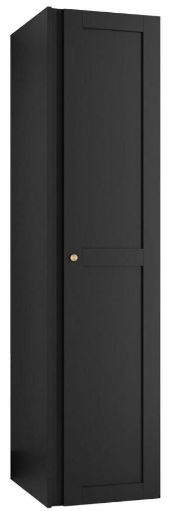 Kleiderschrank Rotuni 1D (Farbe: Schwarz) Bild 1