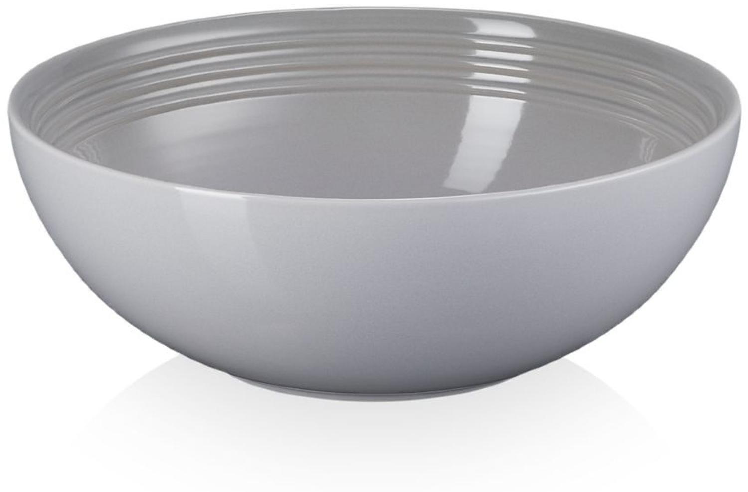 Le Creuset Salatschüssel 24 cm Perlgrau Bild 1