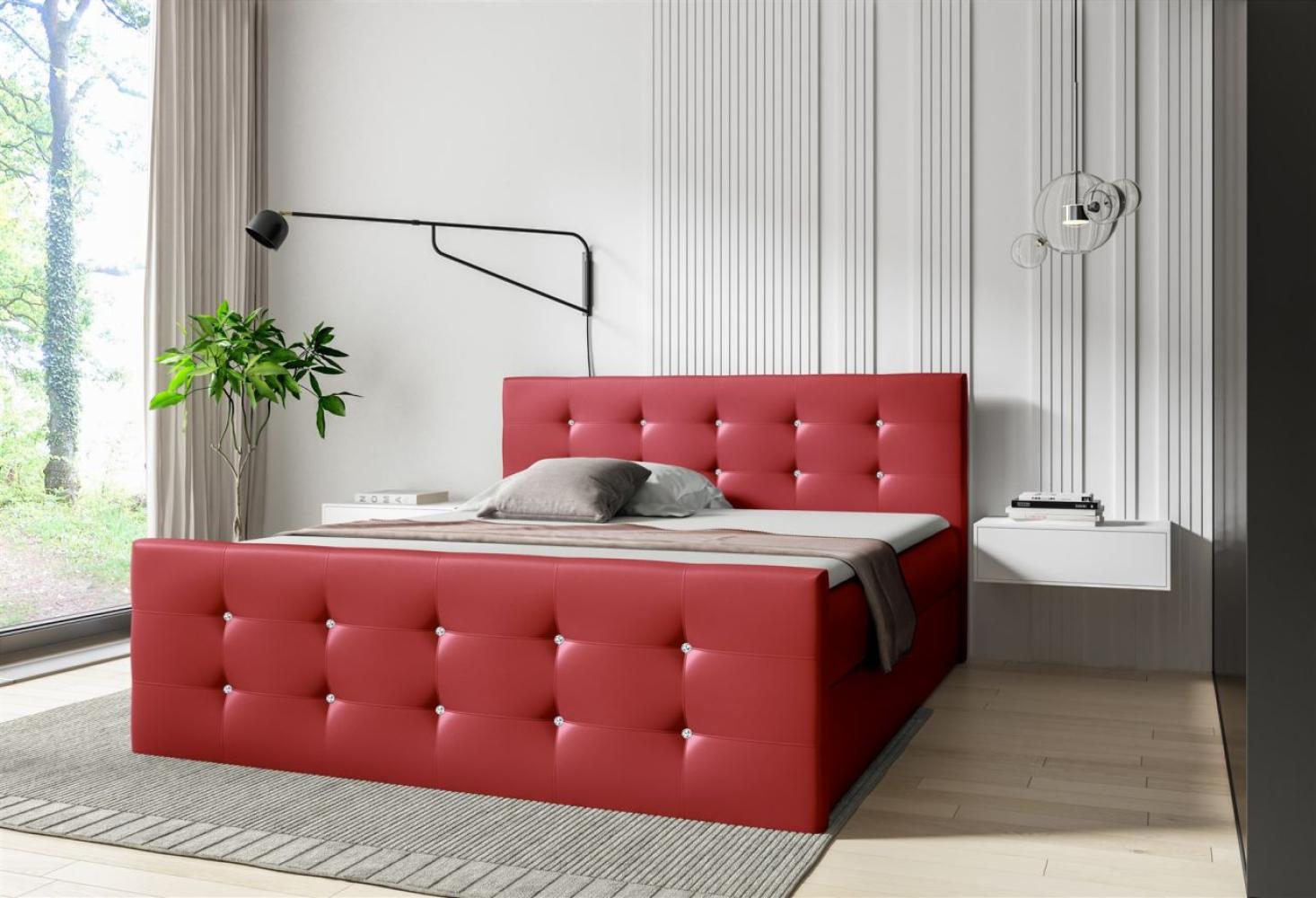 Boxspringbett Schlafzimmerbett LIAMOS 160x220cm Bild 1