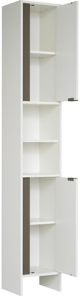 Hochschrank >Quickset 337< (BxHxT: 32 x 195,5 x 8 cm) in Weiß Perl Bild 1