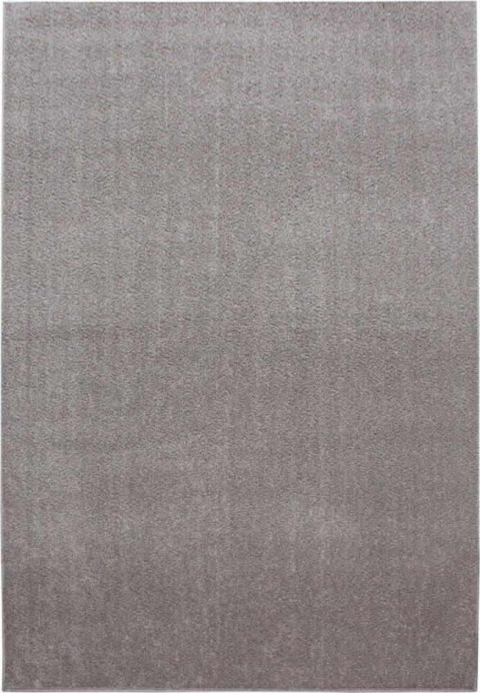 Kurzflor Teppich Alberto rechteckig - 200x290 cm - Beige Bild 1