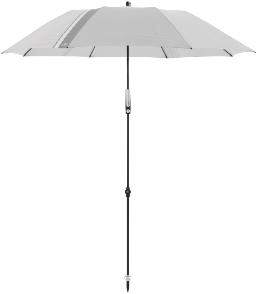 Doppler Sonnenschirm / Strandschirm "Expert 160 Manual Multi", hellgrau, 160 cm Bild 1