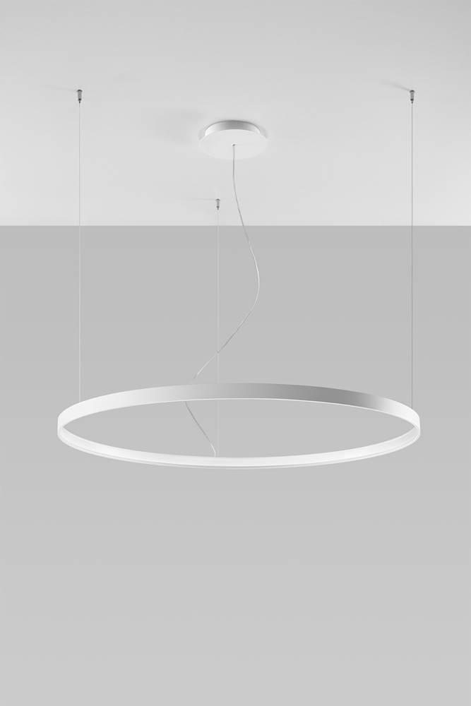 SOLLUX TH. 104 Kronleuchter RIO weiß 3000K L: 1100, B: 1100, H: 1500, LED/70W, Bild 1