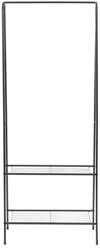 vidaXL Kleiderständer 59 x 35 x 150 cm Schwarz 246724 Bild 1
