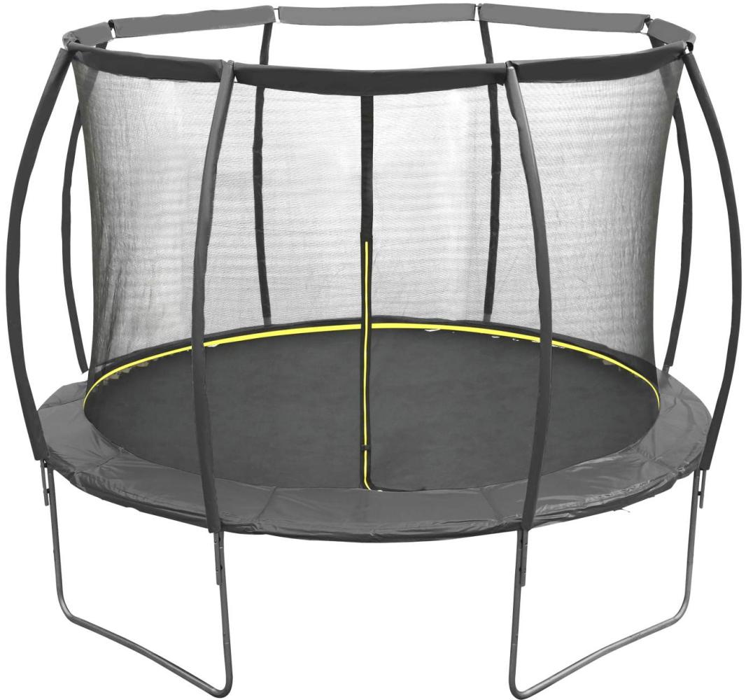 Garten Trampolin mit Sicherheitsnetz, schwarz, 305 cm 10 FT Bild 1