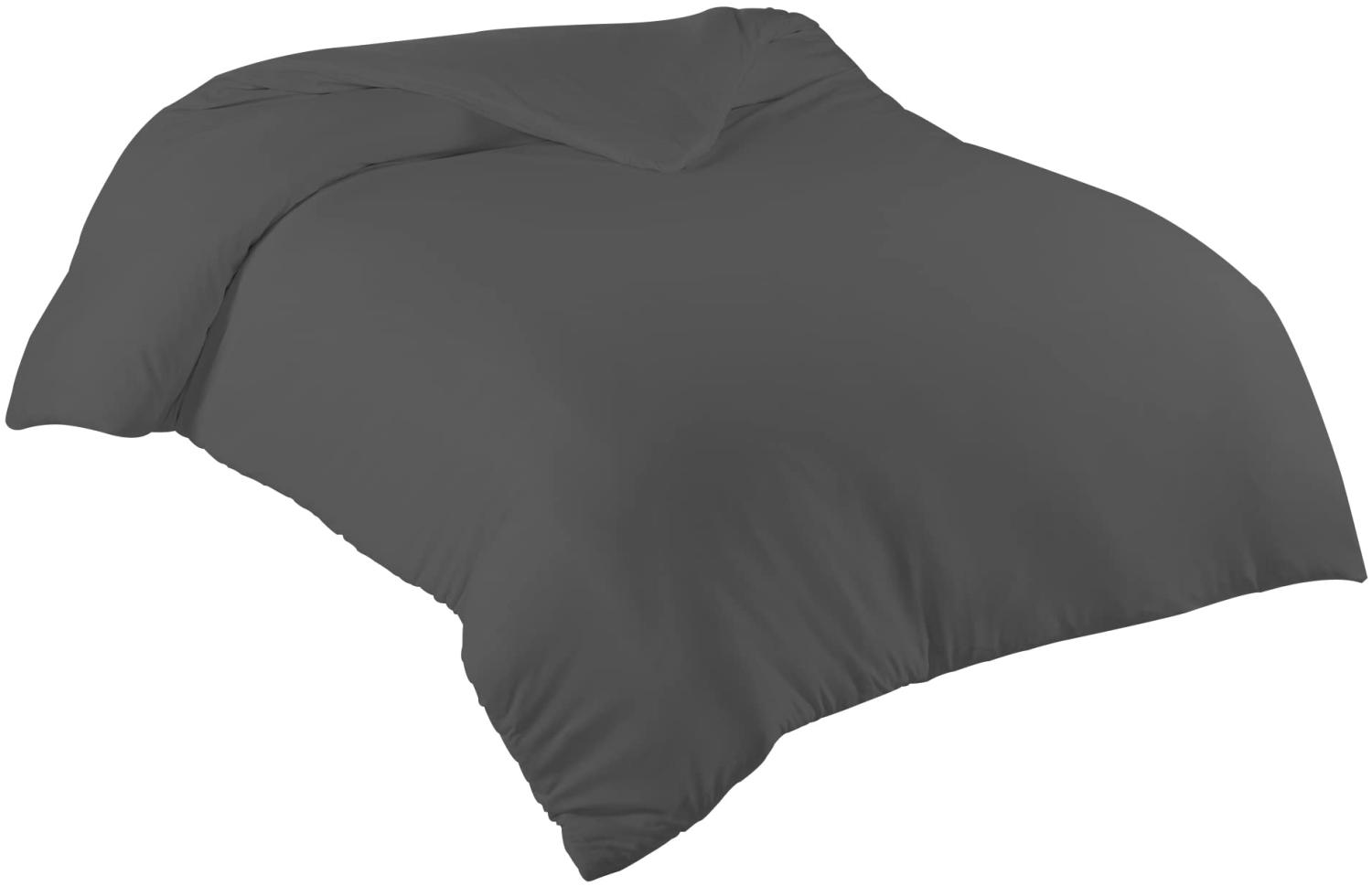 Livessa Bettbezug 155x220 cm mit Reißverschluss - Bettbezug 155x220 aus%100 Baumwolle Single-Jersey Stoff 140 g/m², Ultra weich und atmungsaktiv, Oeko-Tex Zertifiziert, 13 schöne Farben Bild 1