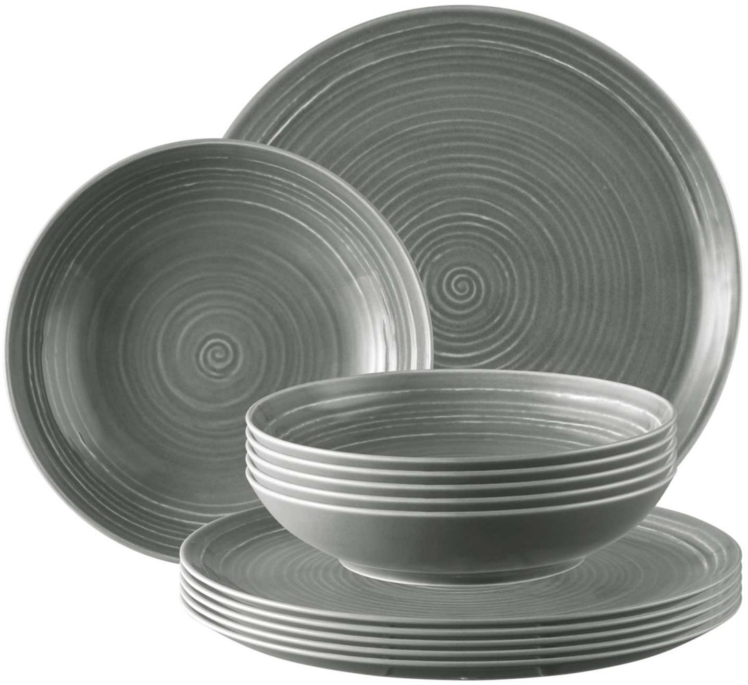 Seltmann Weiden Terra Tafelservice 12-teilig perlgrau Bild 1