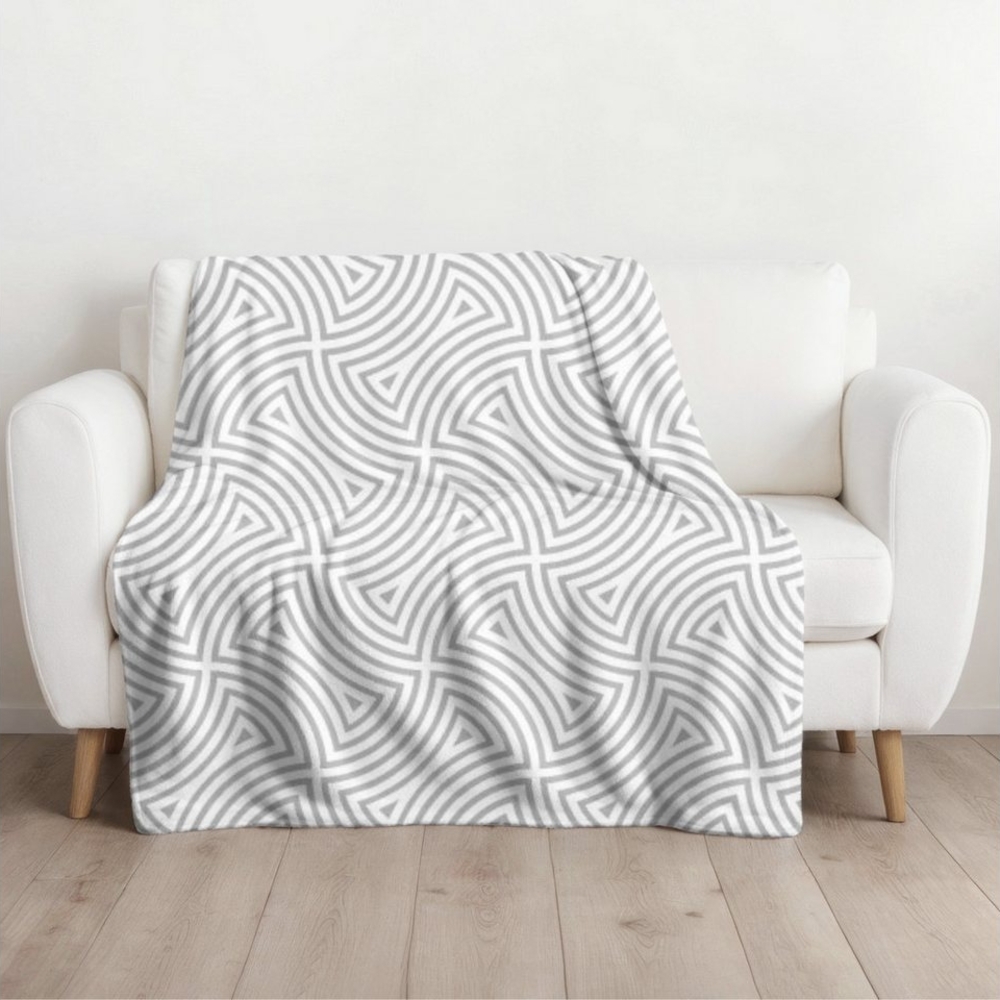 Wohndecke zweifarbiges Design zum Wenden, MTOnlinehandel, Überwurf Plaid, elegant und stilvoll, Geschenk für Frauen Bild 1