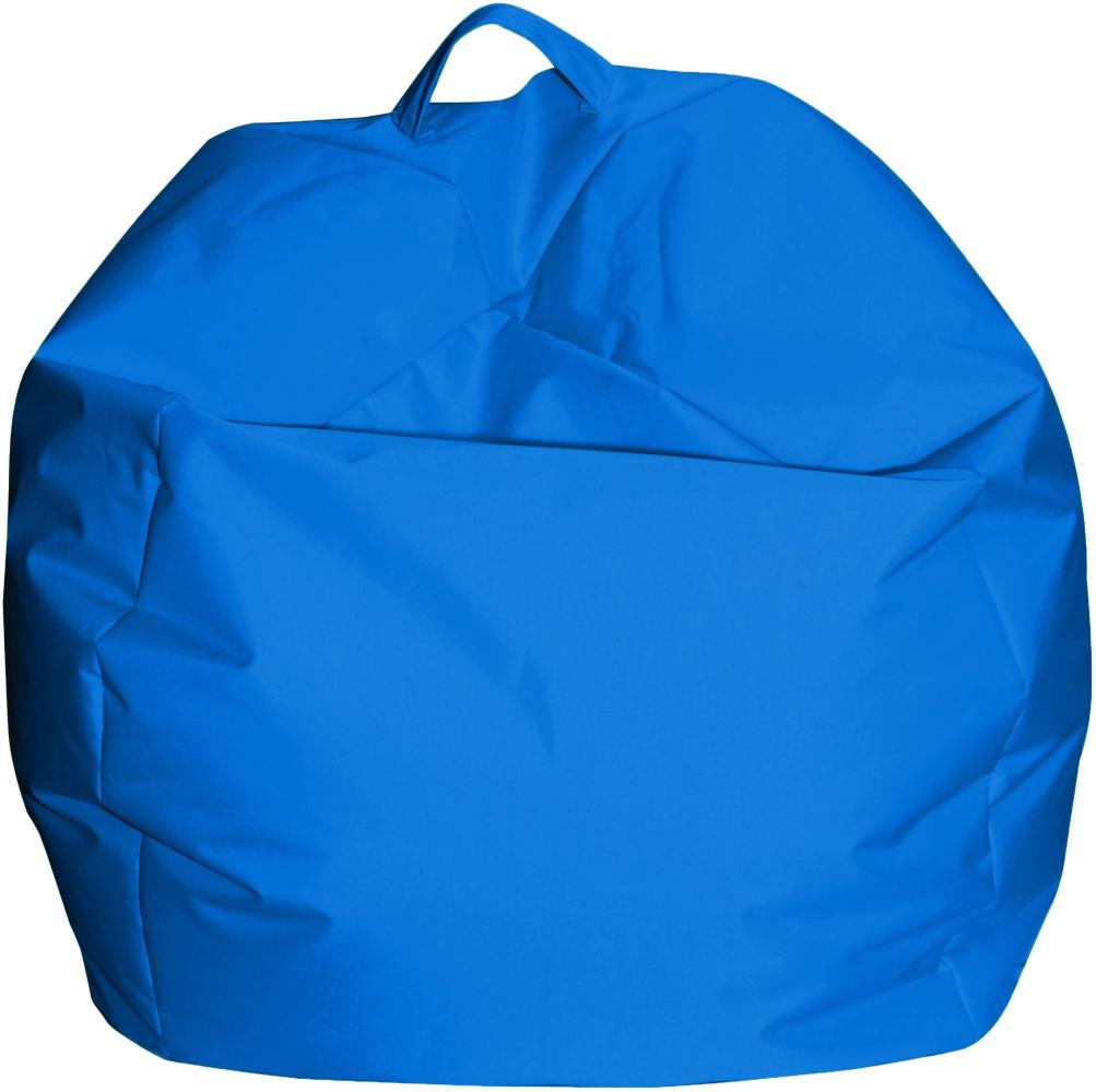 Dmora Eleganter Sitzsack, blaue Farbe, Maße 65 x 50 x 65 cm Bild 1