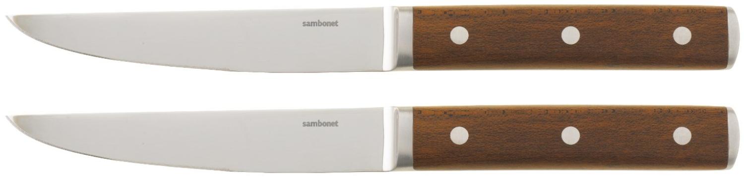 Sambonet Steakmesser Sirloin Edelstahl/Ahorn Set 2 Bild 1