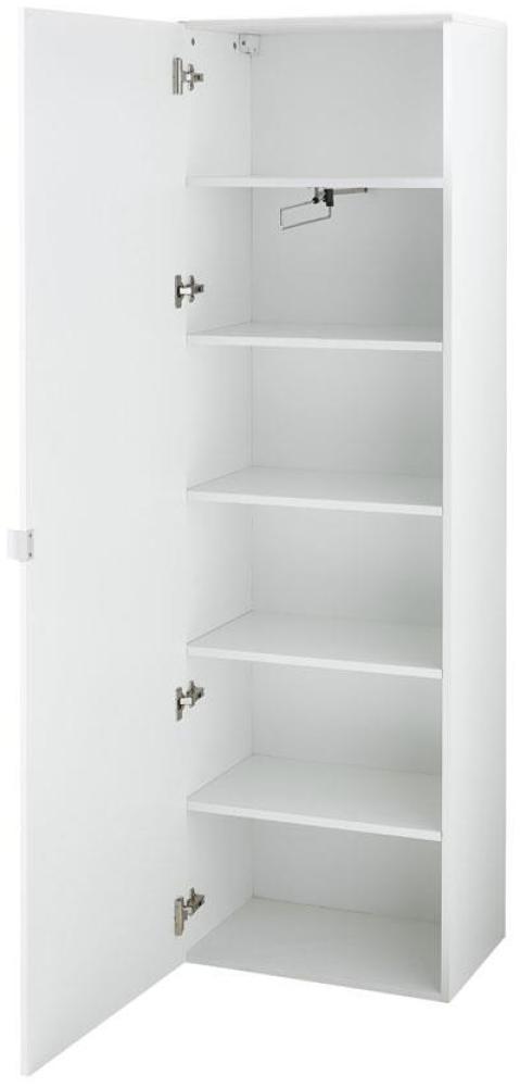 Garderobenschrank TICONA weiß Wandschrank 6 Fächer Bild 1