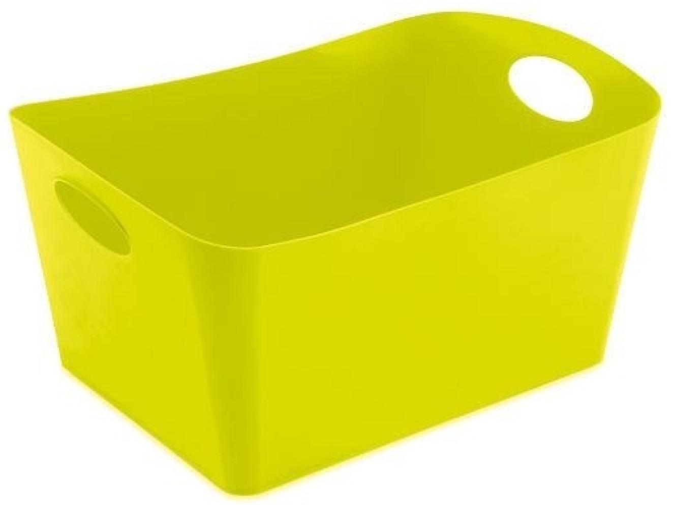 Koziol Boxxx L Aufbewahrungsbox, Aufbewahrungskiste, Aufbewahrungskorb, Korb, Aufbewahrung, Kunststoff, Organic Green, 15 L, 5743668 Bild 1