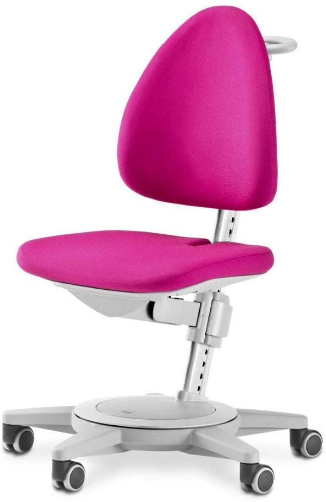 moll Maximo  Kinderdrehstuhl, Gestell Grau - Polster Pink, 68 x 68 x 82 cm Bild 1