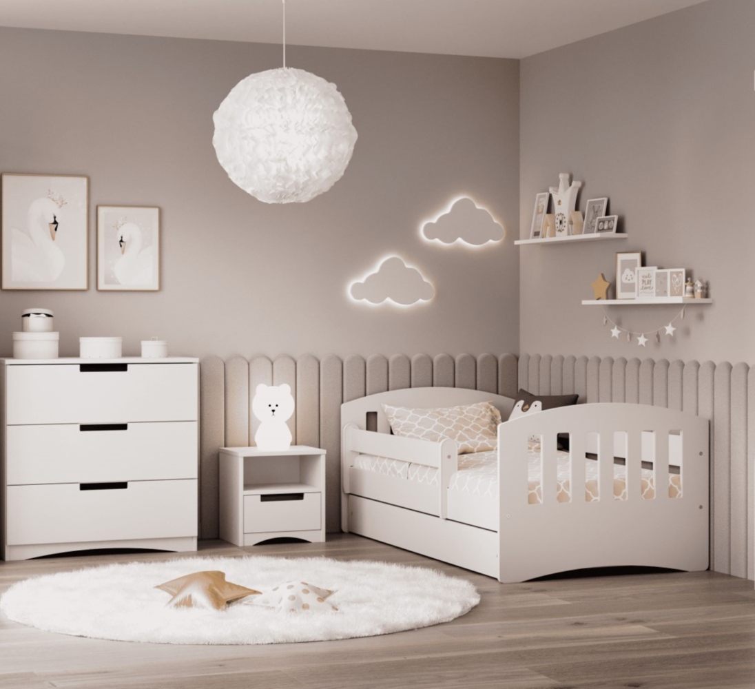 99rooms Amira Kinderzimmer-Set III Weiß 80x160 cm Bild 1