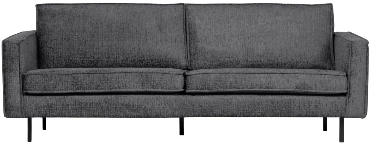 Sofa Rodeo 2,5 Sitzer aus Struktursamt, Mountain Bild 1