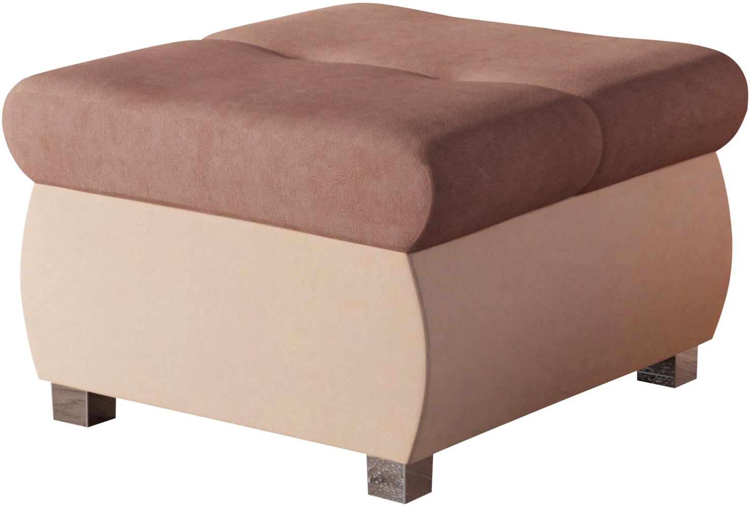 Polsterhocker Orkan Klein (Farbe: Uttario Velvet 2956 + Uttario Velvet 2955) Bild 1