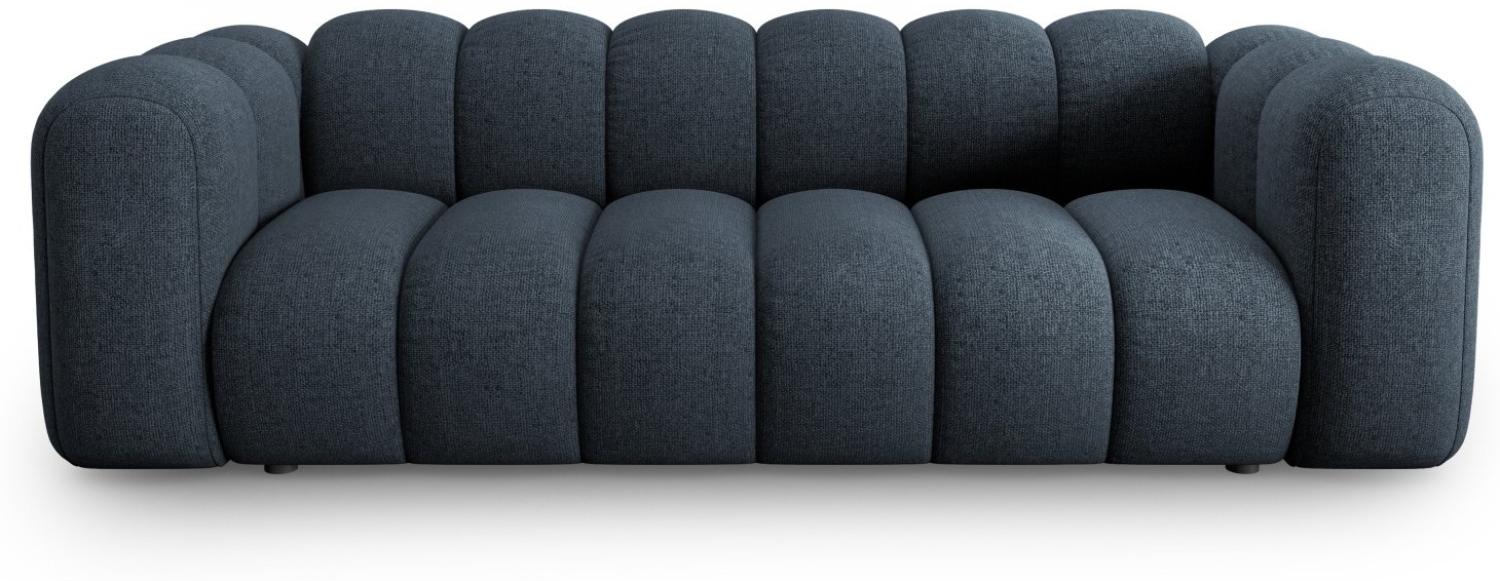 Micadoni Sofa Lupine 3-Sitzer Chenille Königsblau Bild 1