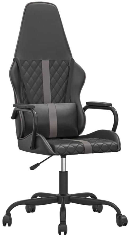 vidaXL Gaming-Stuhl Schwarz und Grau Kunstleder 3143791 Bild 1