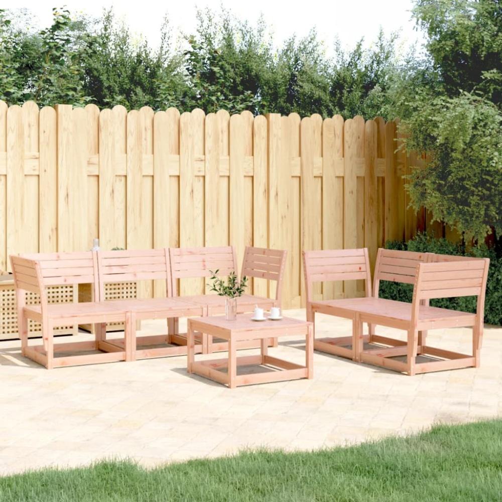 vidaXL 5-tlg. Garten-Sofagarnitur Massivholz Douglasie 3216998 Bild 1