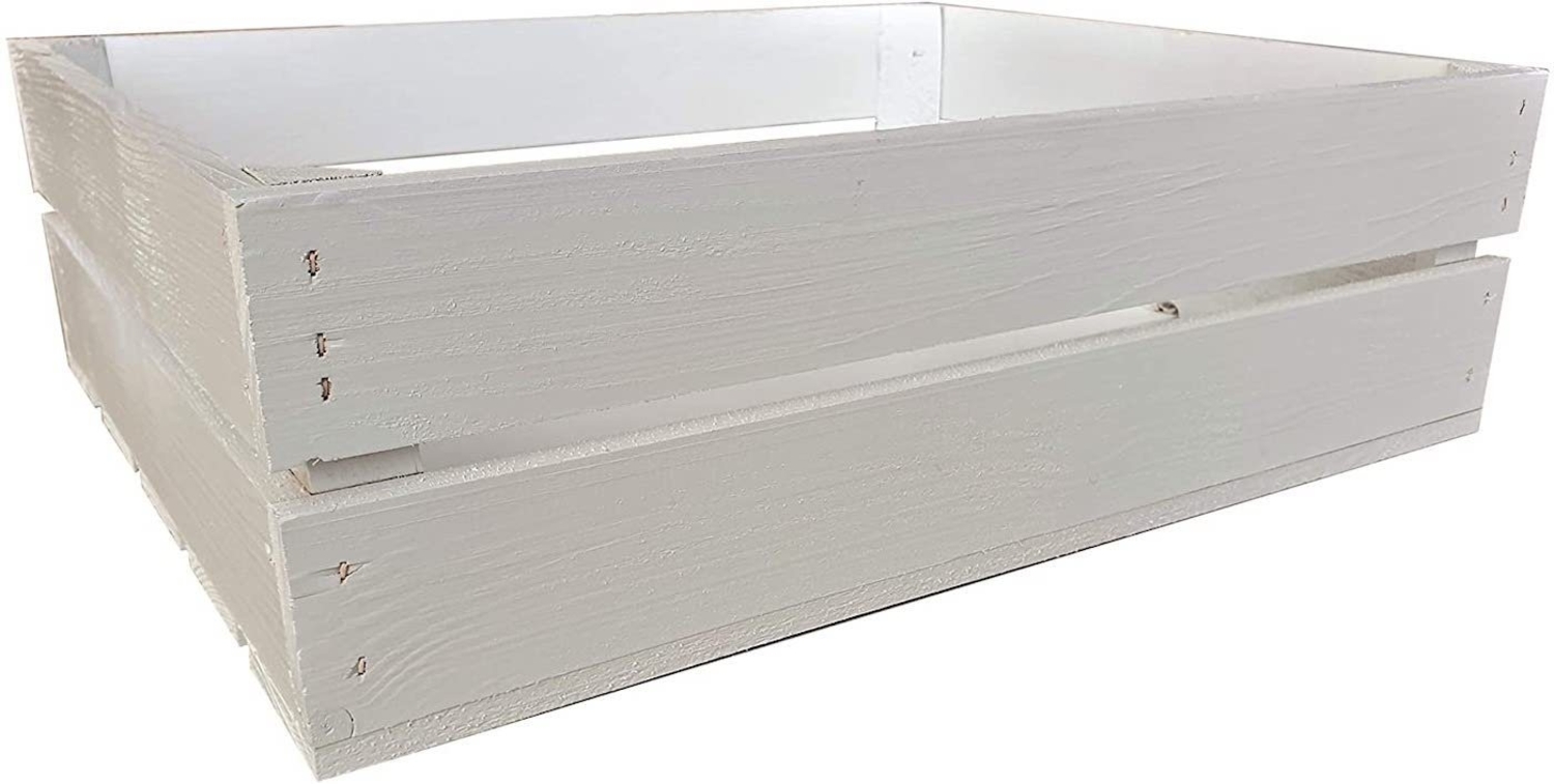 sunnypillow Holzkiste Holzkisten Obstkisten Apfelkisten in vielen Farben zur Auswahl, Einzelkiste 25x40x15cm Bild 1