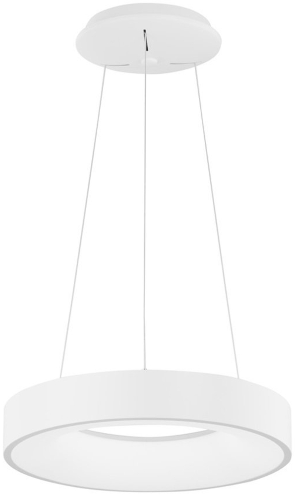 Nova Luce 9453430 RANDO THIN LED Pendelleuchte 38cm 3000K Weiss dimmbar Bild 1